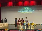 The Distinction award for the Endeavour track announced on stage