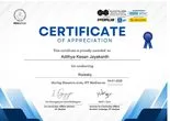 Shaastra rocketry workshop participation certificate